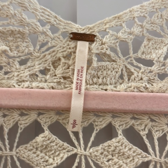 ✨🤍Free people floral finest heart ♥️ crochet dress🤍✨ - Picture 6 of 13